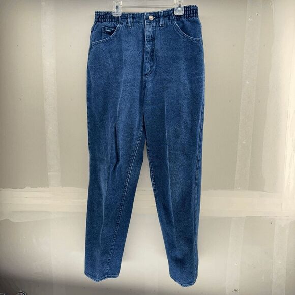 Lee 1889 Vintage 70s Women's Jeans 10 Med Actual 28x29 Lee R M.C. On Pocket Dark - Picture 1 of 7